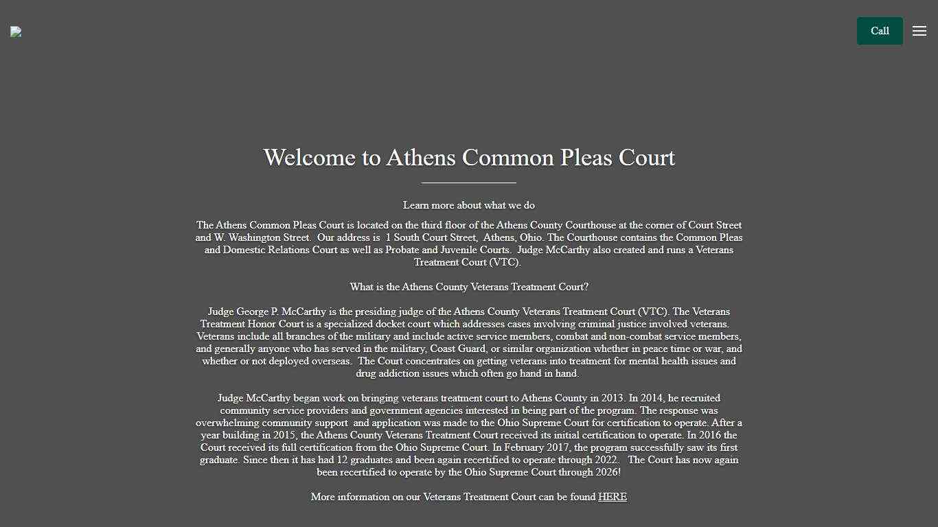Home - Athens Common Pleas Court Ohio